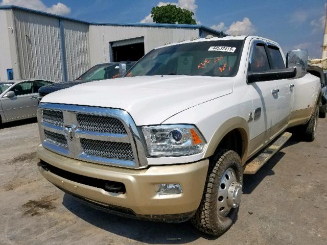 3C63RRKL9DG548814 - 2013 RAM 3500 LONGH WHITE photo 2