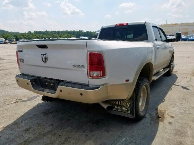 3C63RRKL9DG548814 - 2013 RAM 3500 LONGH WHITE photo 4