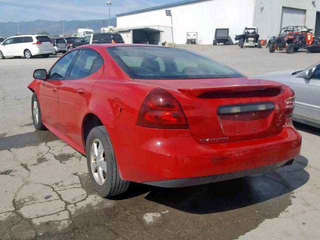 2G2WP552571149486 - 2007 PONTIAC GRAND PRIX RED photo 3