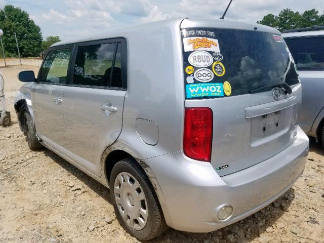 JTLKE50E881027640 - 2008 TOYOTA SCION XB 银色 照片 3