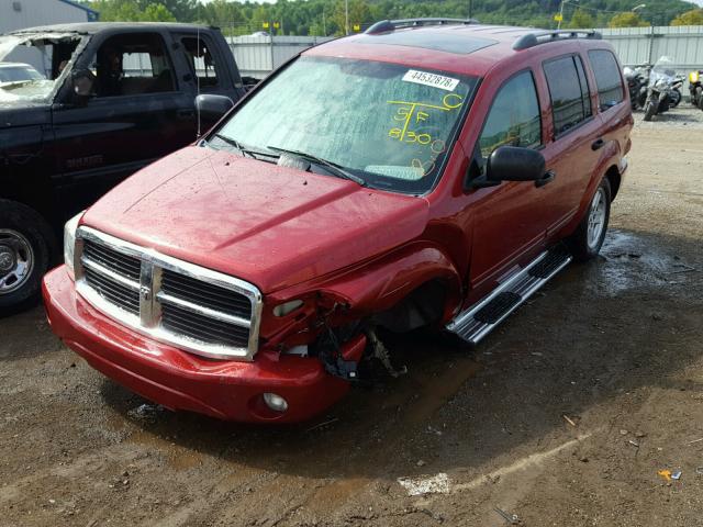 1D4HB58236F134266 - 2006 DODGE DURANGO LI RED photo 2