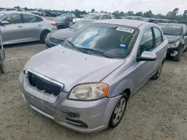 KL1TD5DE8BB125699 - 2011 CHEVROLET AVEO LS SILVER photo 2