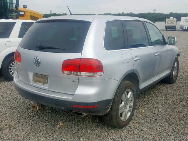 WVGMM77L26D004093 - 2006 VOLKSWAGEN TOUAREG 4. SILVER photo 4