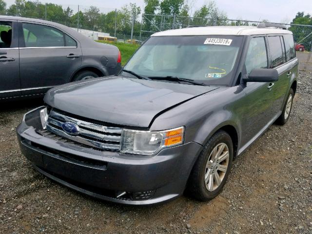 2FMGK5BC6ABB14030 - 2010 FORD FLEX SE GRAY photo 2