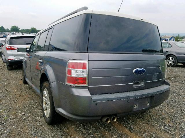 2FMGK5BC6ABB14030 - 2010 FORD FLEX SE GRAY photo 3