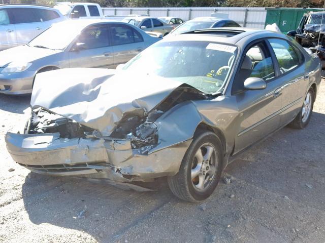 1FAFP55U12G203638 - 2002 FORD TAURUS SES SILVER photo 2