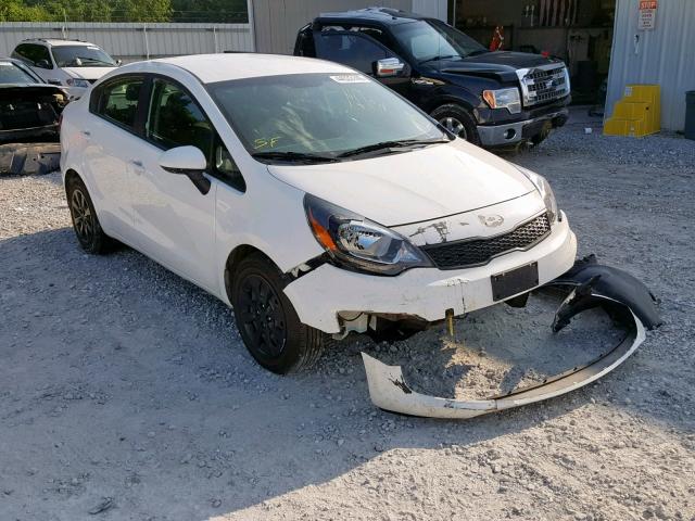 KNADM4A35G6576340 - 2016 KIA RIO LX WHITE photo 1