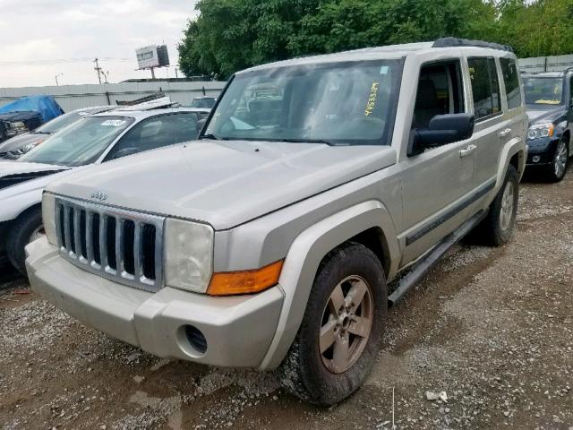 1J8HG48K68C215395 - 2008 JEEP COMMANDER SILVER photo 2
