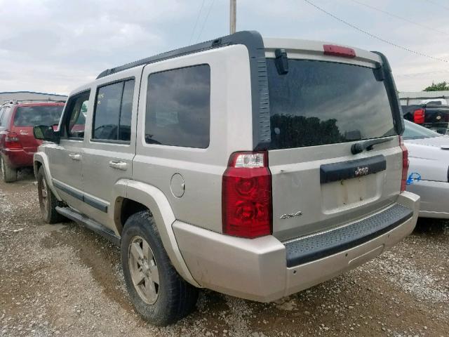 1J8HG48K68C215395 - 2008 JEEP COMMANDER SILVER photo 3