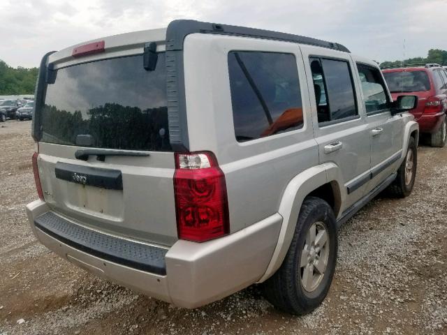 1J8HG48K68C215395 - 2008 JEEP COMMANDER SILVER photo 4