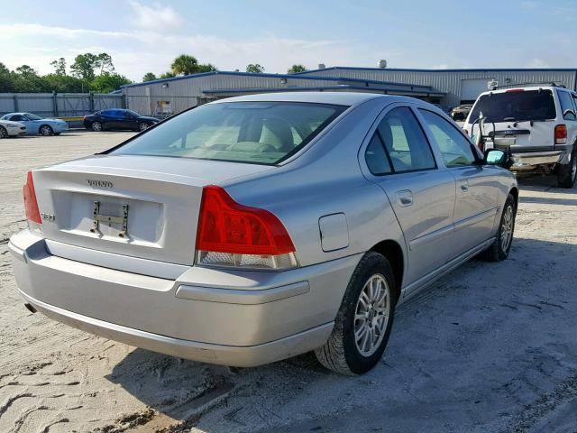 YV1RS612352457248 - 2005 VOLVO S60 SILVER photo 4