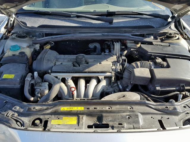 YV1RS612352457248 - 2005 VOLVO S60 SILVER photo 7