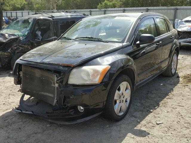 1B3JB48BX7D502160 - 2007 DODGE CALIBER SX BLACK photo 2