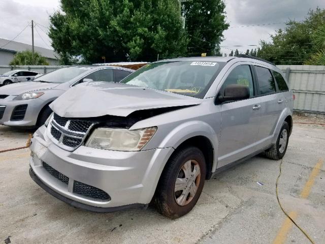 3D4PG4FB3BT504030 - 2011 DODGE JOURNEY EX SILVER photo 2