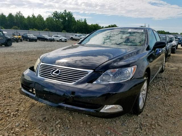 JTHGL46FX75005551 - 2007 LEXUS LS 460L BLACK photo 2