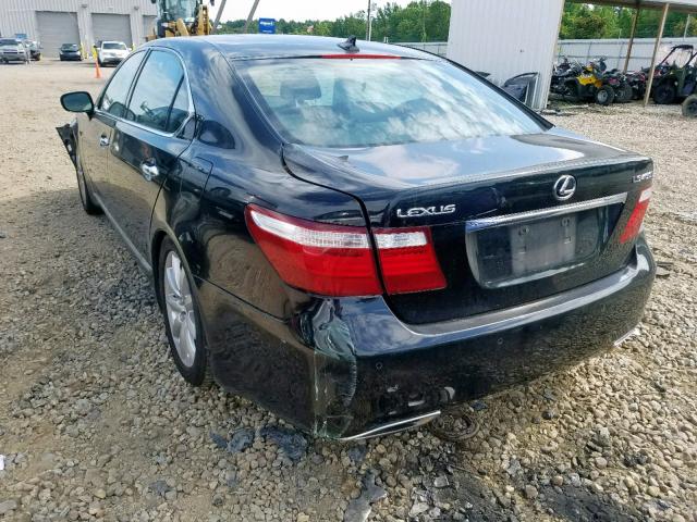 JTHGL46FX75005551 - 2007 LEXUS LS 460L BLACK photo 3