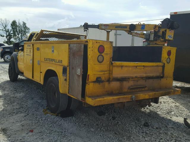 1FDAF56R28ED97551 - 2008 FORD F550 SUPER YELLOW photo 3