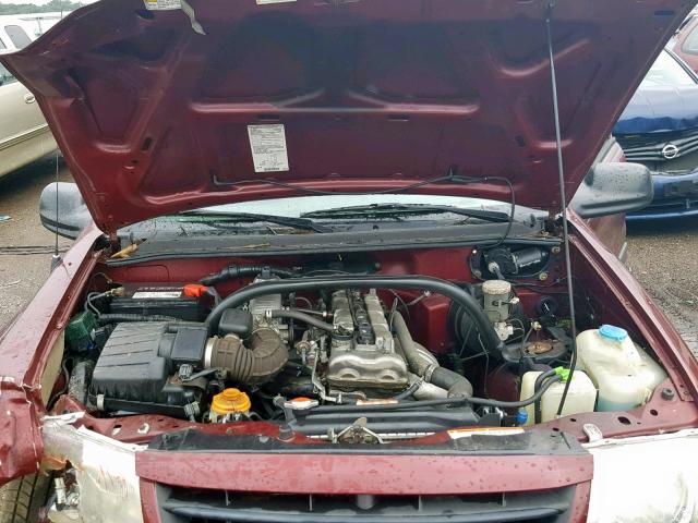 2S3TD52V826108241 - 2002 SUZUKI VITARA JLX BURGUNDY photo 7