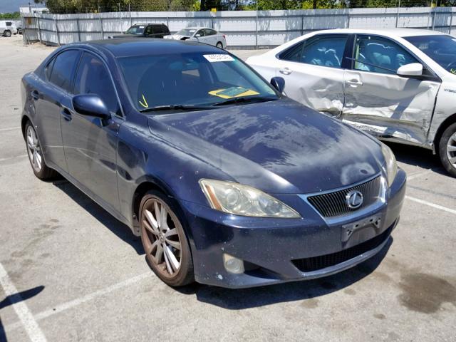 JTHBK262575039296 - 2007 LEXUS IS 250 BLUE photo 1