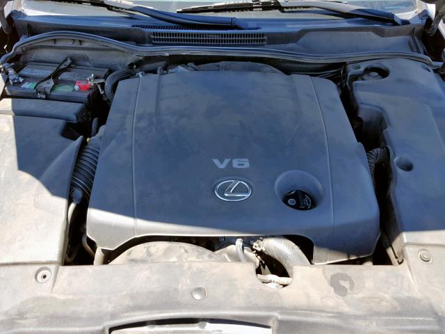 JTHBK262575039296 - 2007 LEXUS IS 250 BLUE photo 7