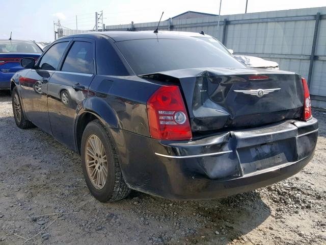 2C3LA53G68H253464 - 2008 CHRYSLER 300 TOURIN BLACK photo 3