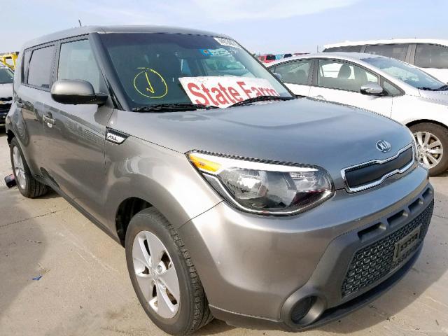 KNDJN2A29G7307704 - 2016 KIA SOUL GRAY photo 1