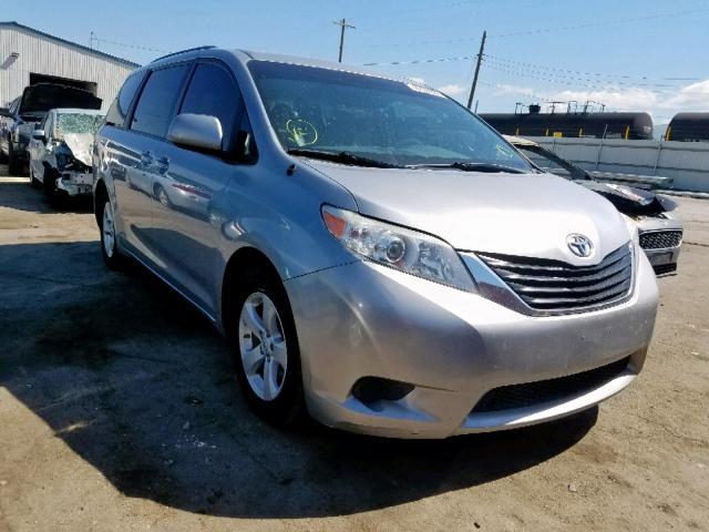 5TDKK3DC8BS137826 - 2011 TOYOTA SIENNA LE SILVER photo 1