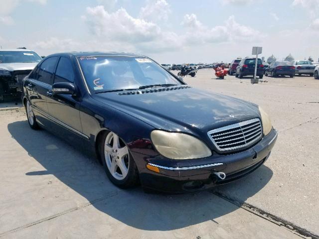 WDBNG75J52A314881 - 2002 MERCEDES-BENZ S 500 BLACK photo 1