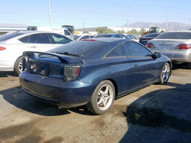 JTDDY32T3Y0023755 - 2000 TOYOTA CELICA GT- BLUE photo 4