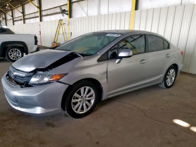 19XFB2F91CE337567 - 2012 HONDA CIVIC EXL ვერცხლისფერი ფოტო 2