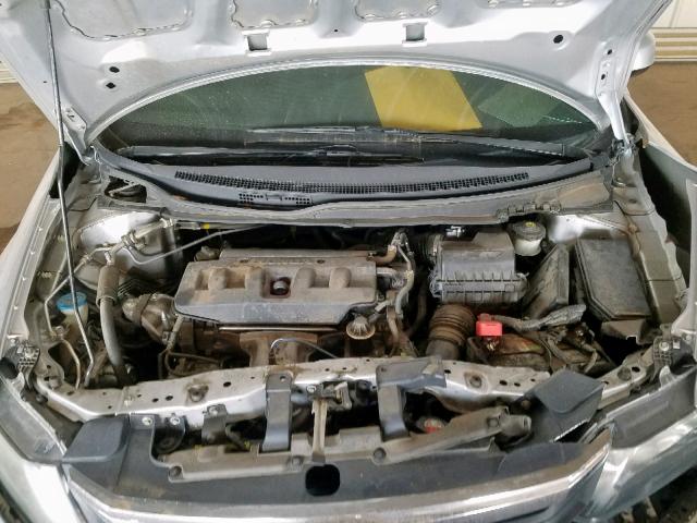 19XFB2F91CE337567 - 2012 HONDA CIVIC EXL ვერცხლისფერი ფოტო 7