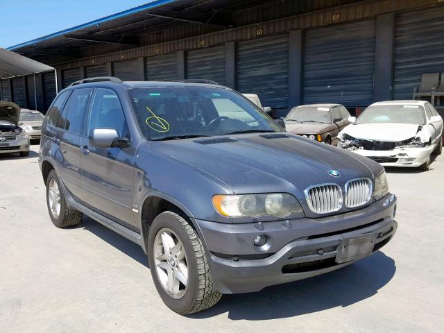 5UXFB33533LH44337 - 2003 BMW X5 4.4I GRAY photo 1