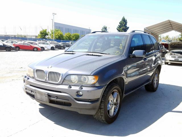 5UXFB33533LH44337 - 2003 BMW X5 4.4I GRAY photo 2