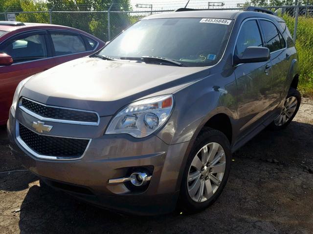 2CNFLDE55B6448379 - 2011 CHEVROLET EQUINOX LT GRAY photo 2