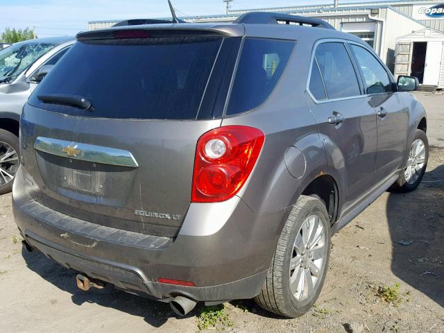 2CNFLDE55B6448379 - 2011 CHEVROLET EQUINOX LT GRAY photo 4