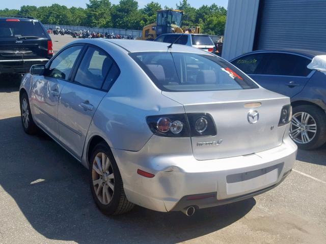 JM1BK32G581841834 - 2008 MAZDA 3 I SILVER photo 3