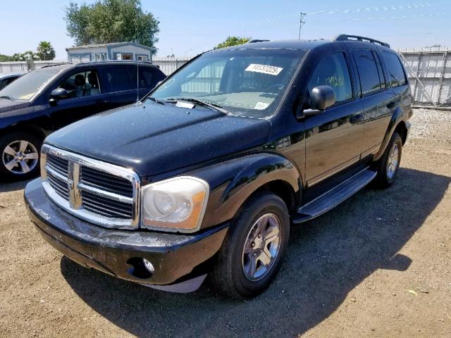 1D8HB58D85F537559 - 2005 DODGE DURANGO LI BLACK photo 2