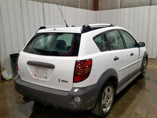 5Y2SL658X7Z416144 - 2007 PONTIAC VIBE WHITE photo 4