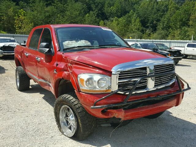 3D7KS29CX6G142023 - 2006 DODGE RAM 2500 RED photo 1