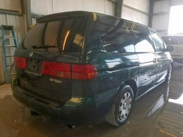 2HKRL18531H506138 - 2001 HONDA ODYSSEY LX GREEN photo 4