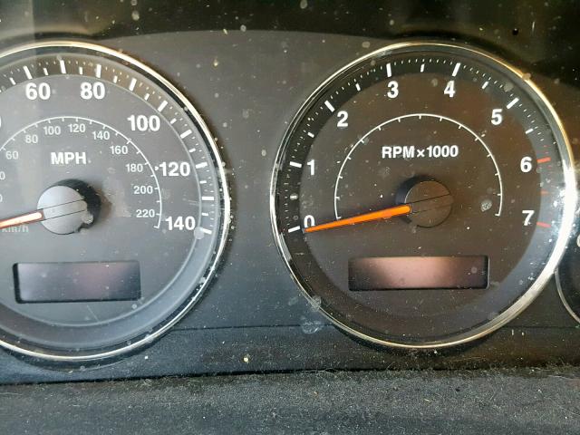 1J8HG48K17C501752 - 2007 JEEP COMMANDER RED photo 8