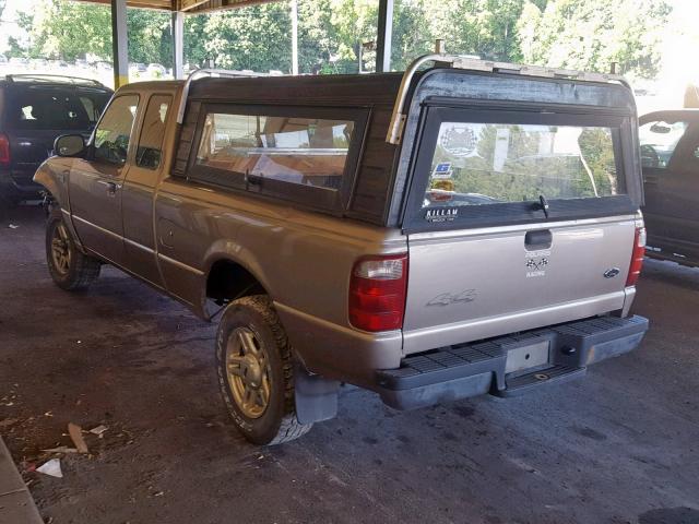 1FTZR15E14TA10337 - 2004 FORD RANGER SUP BEIGE photo 3