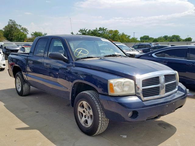 1D7HE48K46S694244 - 2006 DODGE DAKOTA QUA BLUE photo 1