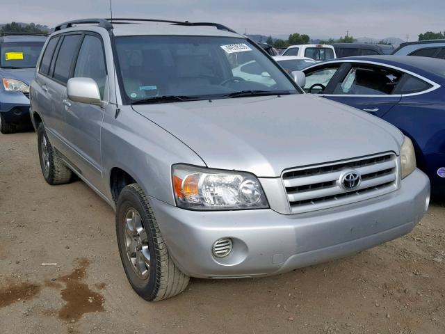 JTEGD21A450128668 - 2005 TOYOTA HIGHLANDER SILVER photo 1