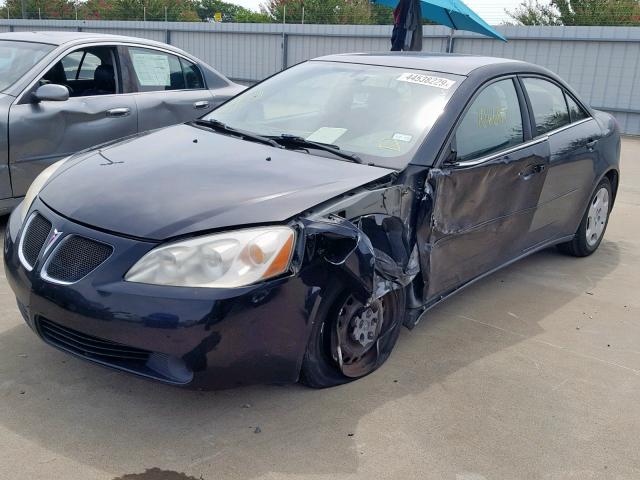 1G2ZF55B464182045 - 2006 PONTIAC G6 SE BLACK photo 2