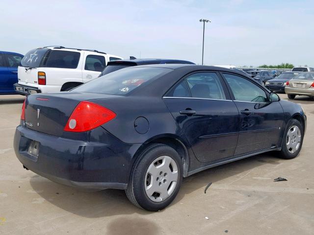 1G2ZF55B464182045 - 2006 PONTIAC G6 SE BLACK photo 4