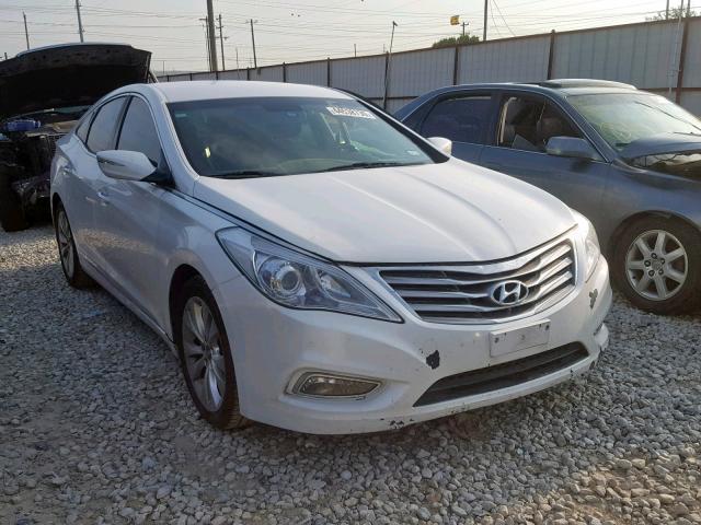 KMHFG4JG4DA324847 - 2013 HYUNDAI AZERA WHITE photo 1