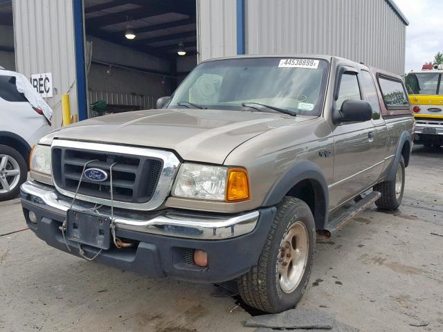 1FTZR45EX4PA17121 - 2004 FORD RANGER SUP TAN photo 2