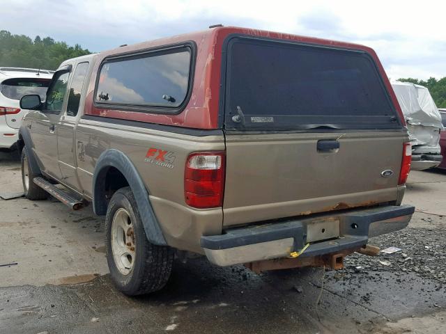 1FTZR45EX4PA17121 - 2004 FORD RANGER SUP TAN photo 3