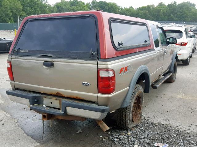 1FTZR45EX4PA17121 - 2004 FORD RANGER SUP TAN photo 4